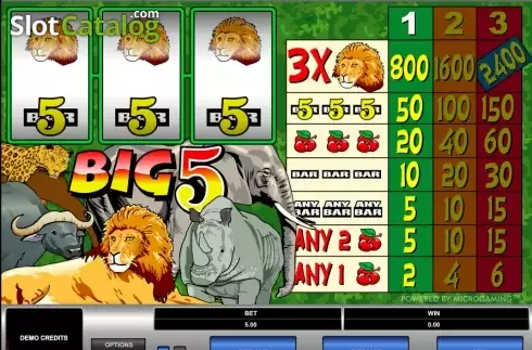 Οθόνη2. Big 5 Κουλοχέρης
