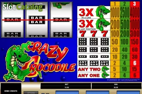 Οθόνη3. Crazy Crocs (Games Global) Κουλοχέρης