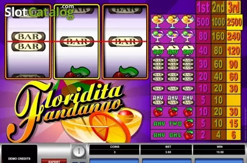 Οθόνη3. Floridita Fandango Κουλοχέρης