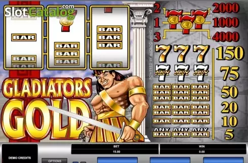 Οθόνη2. Gladiators Gold Κουλοχέρης