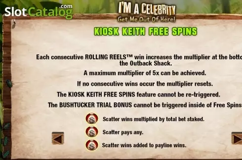 Πίνακας πληρωμών 4. I'm a Celebrity Get Me Out of Here Κουλοχέρης