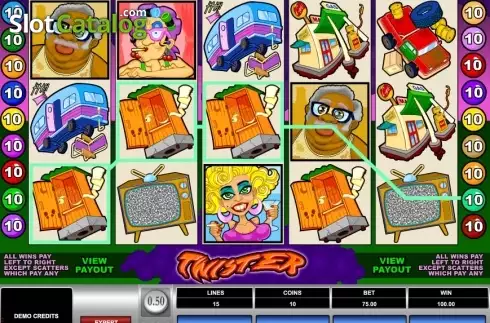 Οθόνη3. Twister (Games Global) Κουλοχέρης