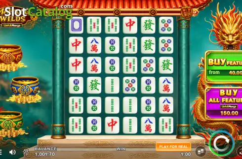 Οθόνη2. Mahjong Wilds Link&Merge Κουλοχέρης
