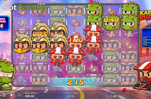 Οθόνη3. Kart Rush Κουλοχέρης