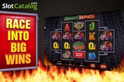 Οθόνη 2. Monster Wheels (Microgaming) Κουλοχέρης