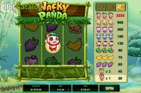 Οθόνη4. Wacky Panda Κουλοχέρης 