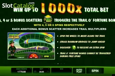 Οθόνη6. Lucky Leprechaun (Microgaming) Κουλοχέρης