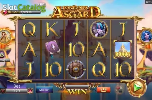 Οθόνη3. Fortunes of Asgard Κουλοχέρης