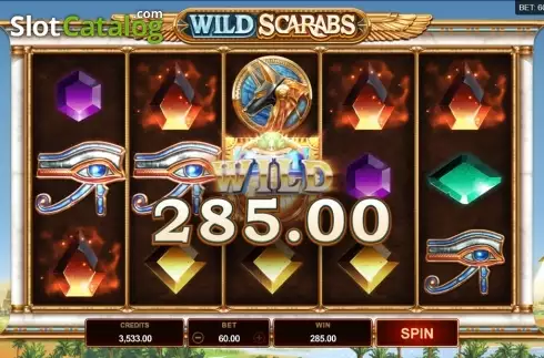 Οθόνη3. Wild Scarabs Κουλοχέρης 