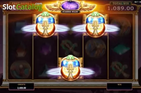 Οθόνη5. Wild Scarabs Κουλοχέρης 