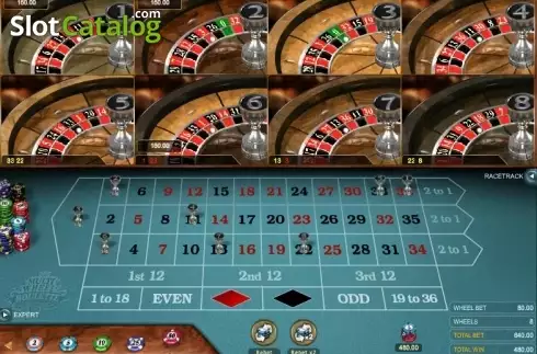 Οθόνη4. Multi Wheel Roulette Κουλοχέρης