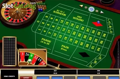 Οθόνη3. French Roulette (Microgaming) Κουλοχέρης 