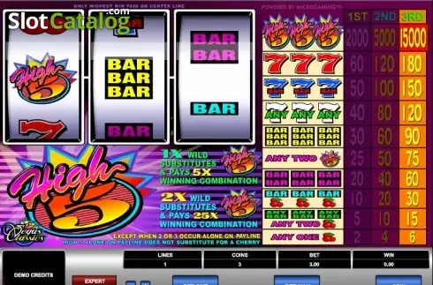 Οθόνη2. High Five (Microgaming) Κουλοχέρης