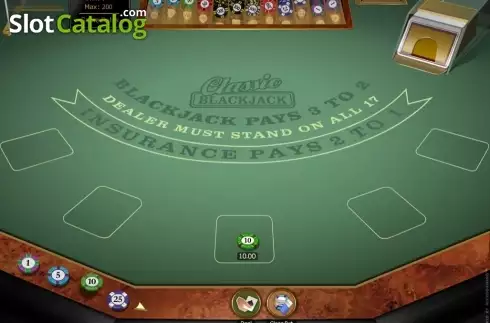 Οθόνη2. Classic Blackjack Gold Κουλοχέρης