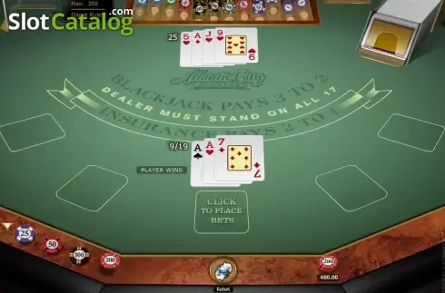 Οθόνη4. Atlantic City Blackjack Gold Κουλοχέρης
