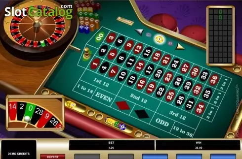 Οθόνη4. American Roulette (Microgaming) Κουλοχέρης
