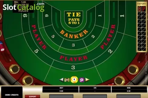 Οθόνη2. High Limit Baccarat (Microgaming) Κουλοχέρης