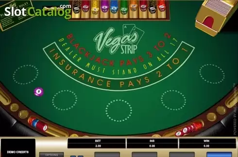 Οθόνη2. Vegas Strip Blackjack (Microgaming) Κουλοχέρης