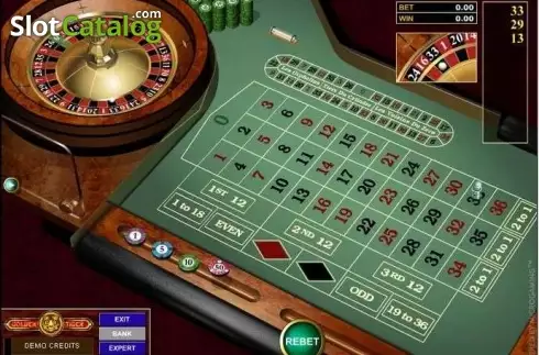 Οθόνη2. European Roulette Gold (Microgamig) Κουλοχέρης