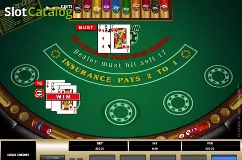 Οθόνη4. Super Fun 21 (Microgaming) Κουλοχέρης