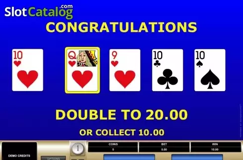 Οθόνη5. All American Poker (Microgaming) Κουλοχέρης