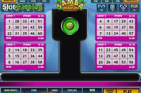 Οθόνη2. Samba Bingo Κουλοχέρης