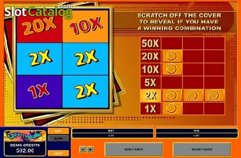 Scratch Card Λογότυπο Scratch Card Λογότυπο