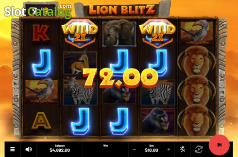 Οθόνη6. Lion Blitz Κουλοχέρης