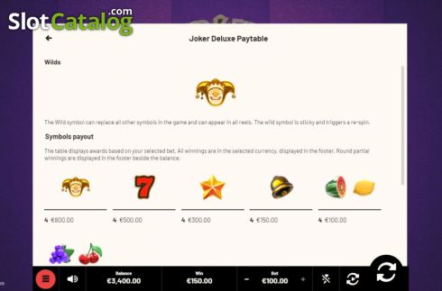 Οθόνη6. Joker Deluxe Κουλοχέρης
