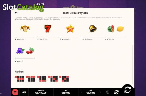 Οθόνη7. Joker Deluxe Κουλοχέρης