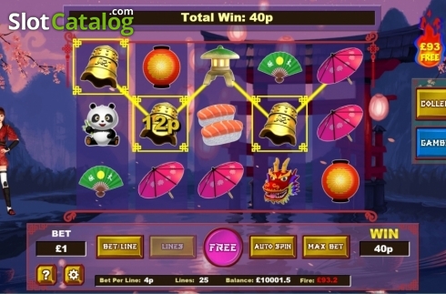 Οθόνη5. Ninja Fortune Κουλοχέρης 