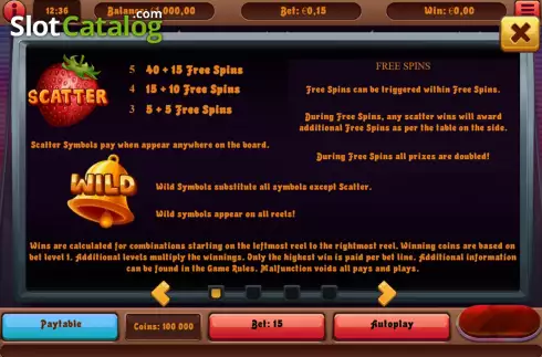 Οθόνη6. Viva las Slots Κουλοχέρης 