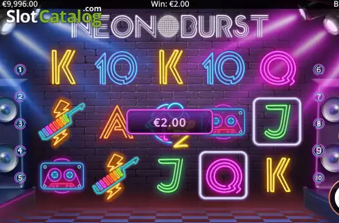 Οθόνη4. Neon Burst Κουλοχέρης