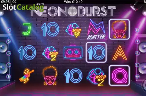 Οθόνη6. Neon Burst Κουλοχέρης
