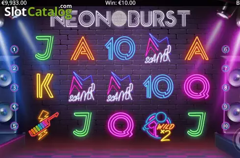 Οθόνη7. Neon Burst Κουλοχέρης