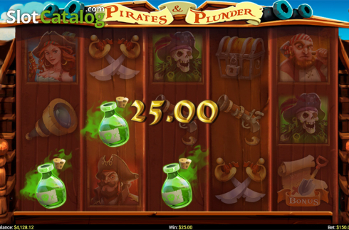 Οθόνη3. Pirates and Plunder Κουλοχέρης
