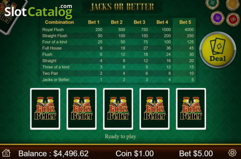 Οθόνη2. Jacks or Better (Mobilots) Κουλοχέρης