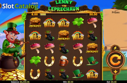 Οθόνη2. Lenny the Leprechaun Κουλοχέρης 