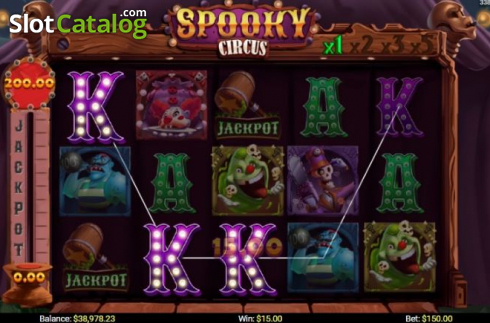 Οθόνη2. Spooky Circus (Mobilots) Κουλοχέρης 