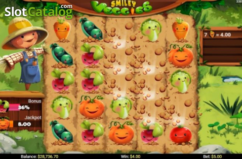 Οθόνη3. Smiley Veggies Κουλοχέρης