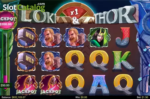 Οθόνη2. Loki and Thor Brotherhood Κουλοχέρης