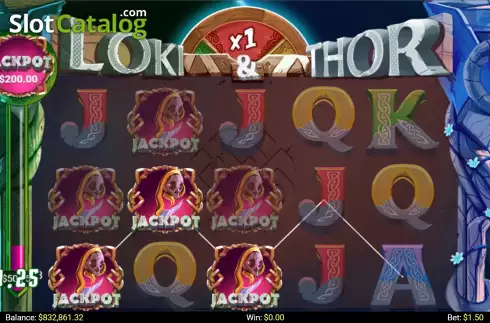 Οθόνη4. Loki and Thor Brotherhood Κουλοχέρης