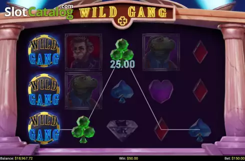 Οθόνη4. Wild Gang Κουλοχέρης