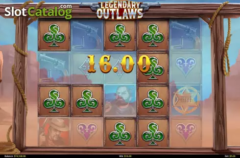 Οθόνη3. Legendary Outlaws Κουλοχέρης