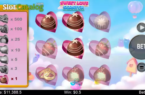 Οθόνη3. Sweet Love Scratch Κουλοχέρης