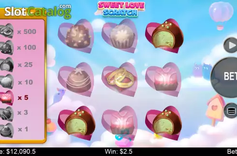 Οθόνη4. Sweet Love Scratch Κουλοχέρης