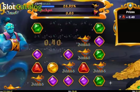 Οθόνη3. Genie's Jewels Κουλοχέρης