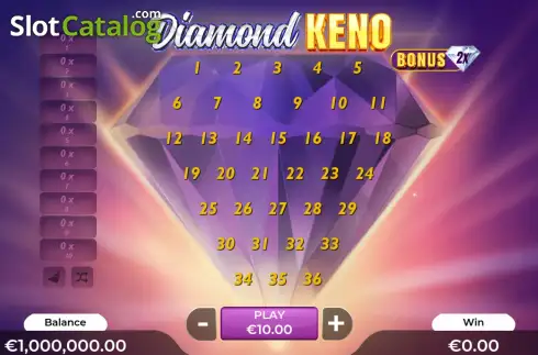 Οθόνη2. Diamond Keno Κουλοχέρης 