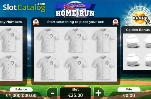 Οθόνη2. American Home Run Scratch Κουλοχέρης