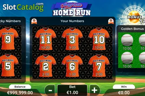 Οθόνη3. American Home Run Scratch Κουλοχέρης